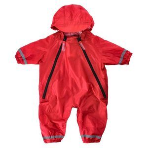 CTM Toddler Waterproof Rainsuit with Reflective Stripes by Wootie